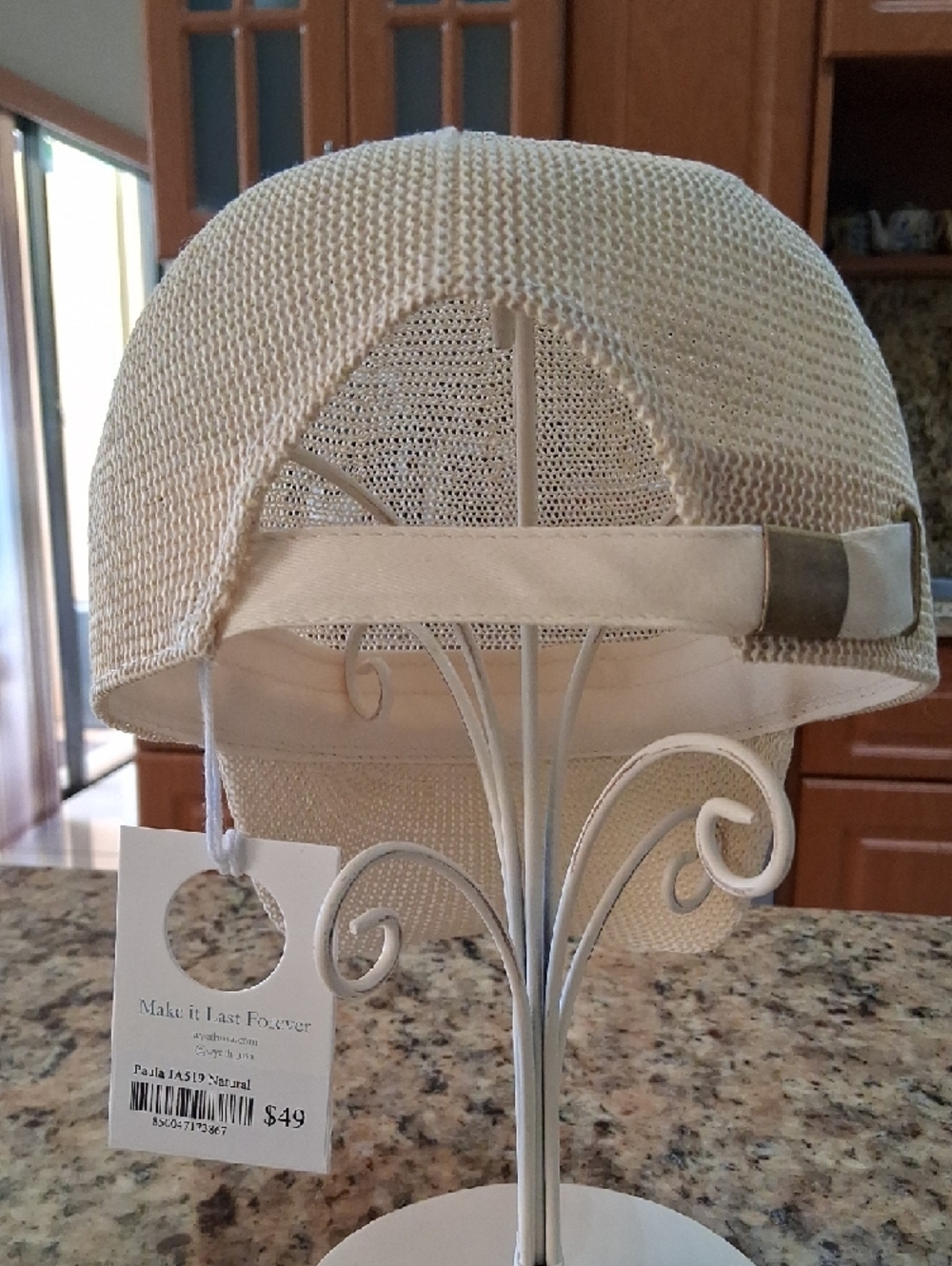 Wyeth by Todd Magill Cream Straw Baseball Cap - Picture 4 of 10